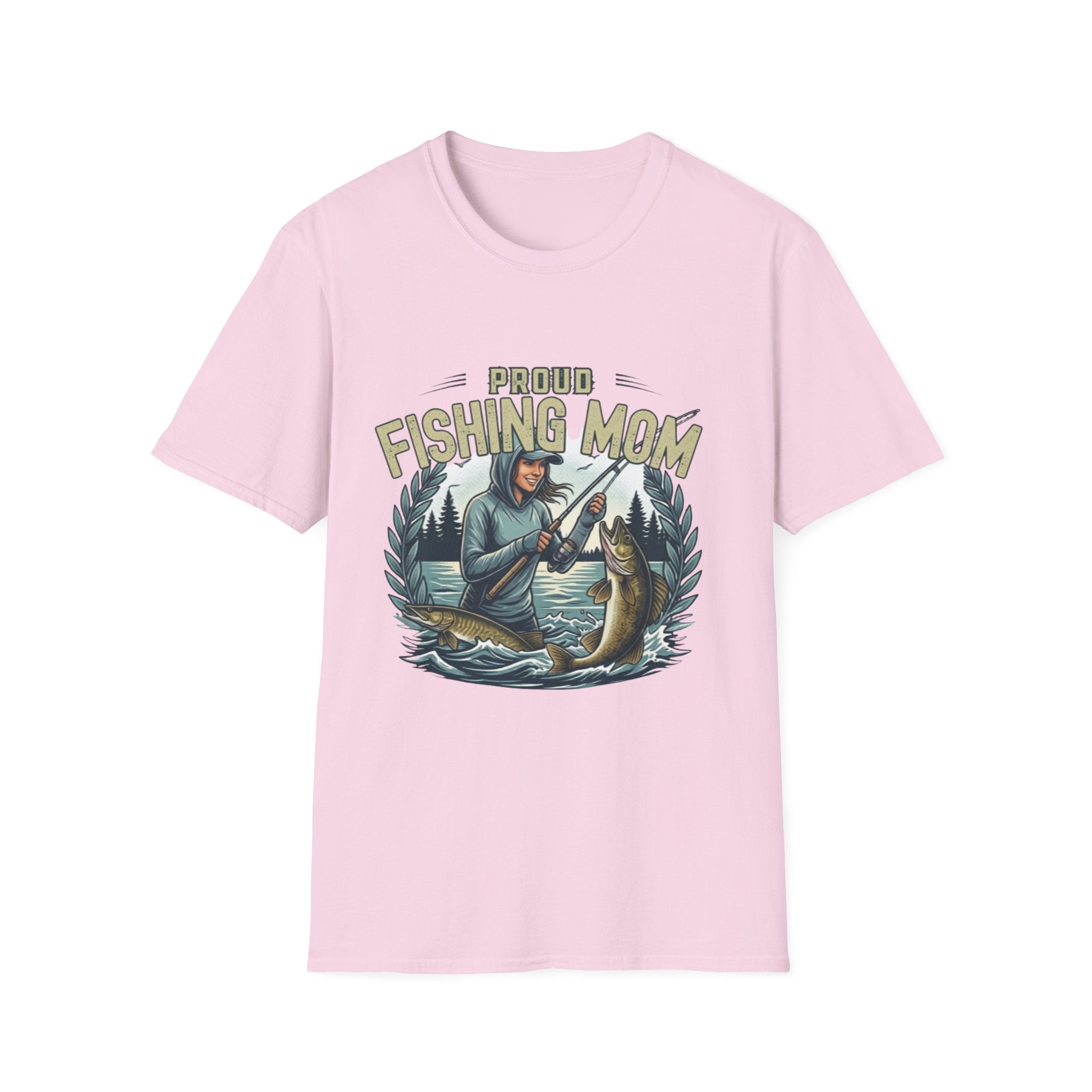 Proud Fishing Mom tshirt