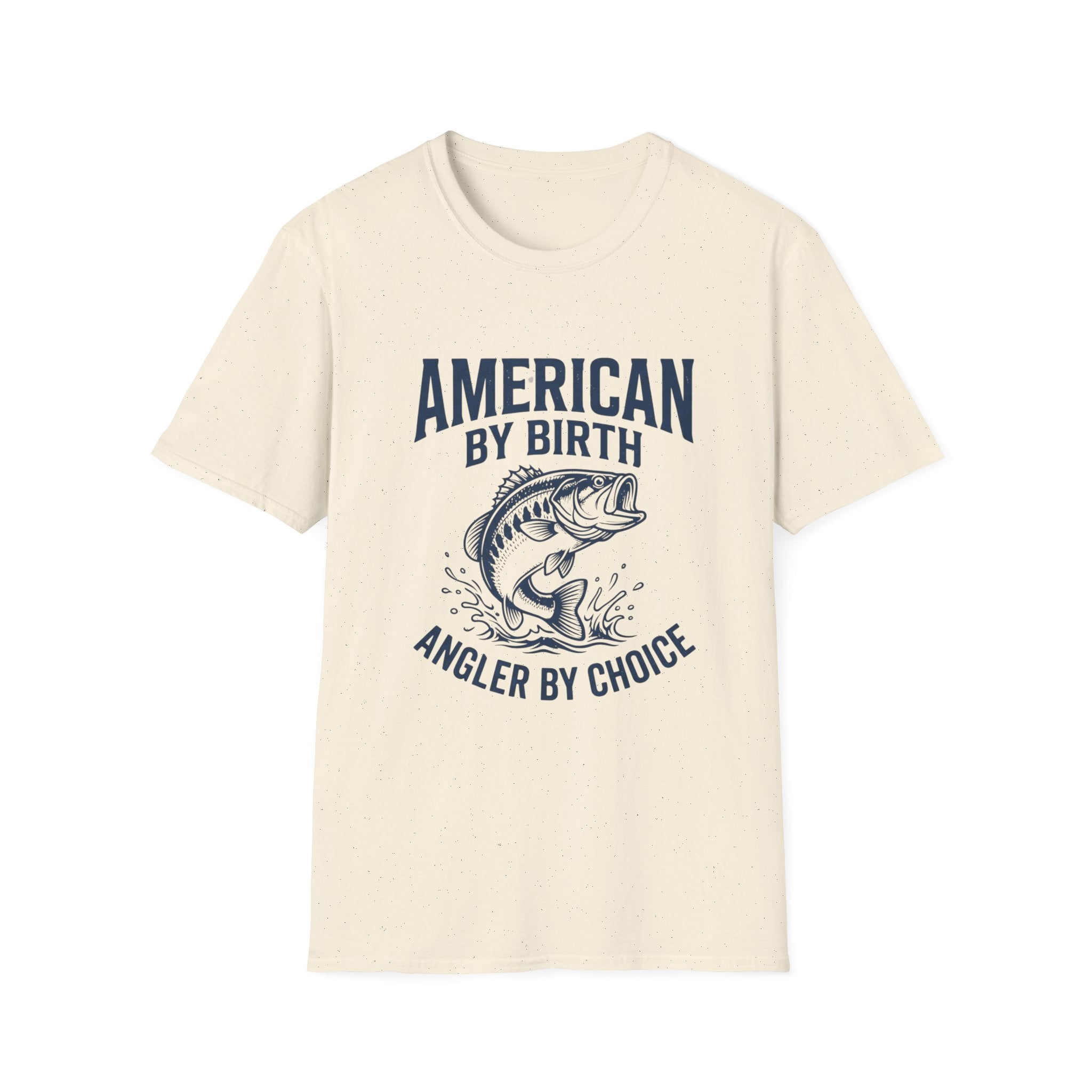 American by Birth Angler by Choice T-Shirt | Fishing Bass Graphic Tee