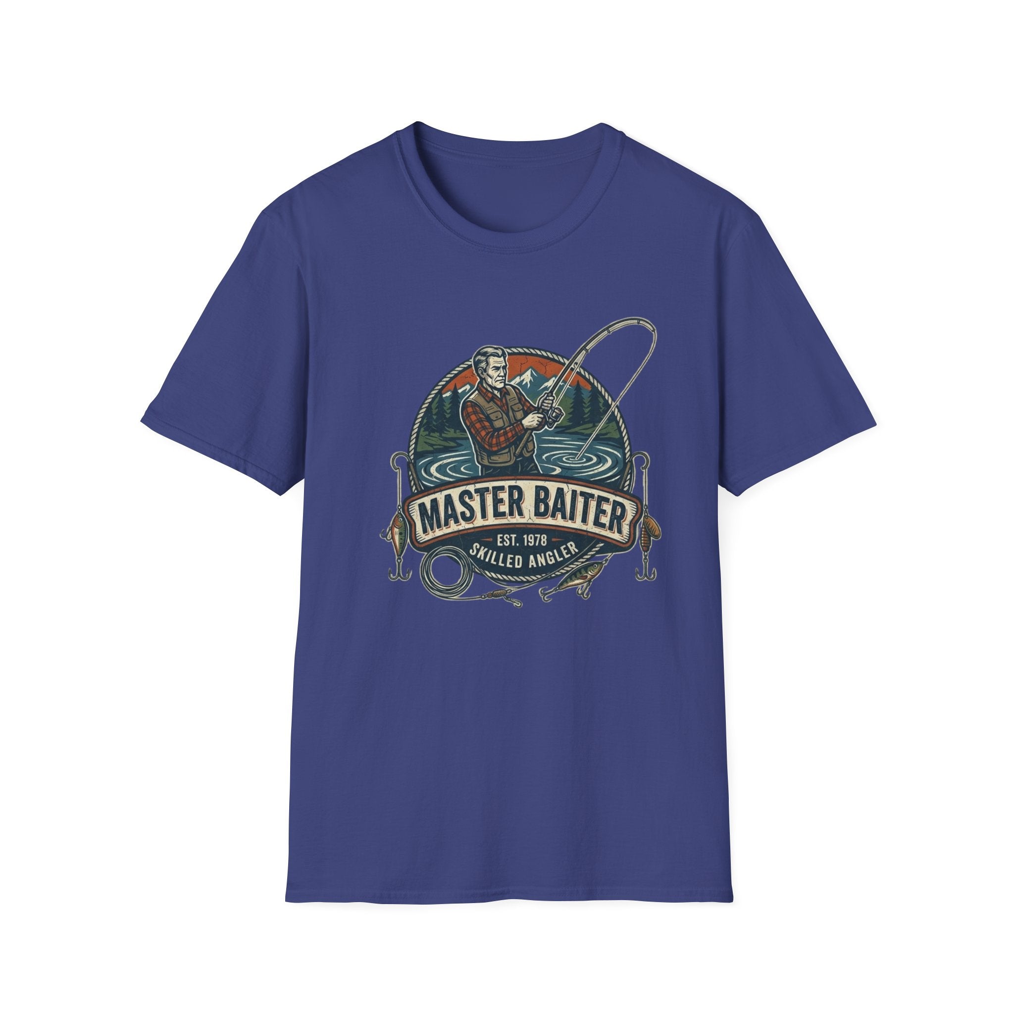 Master Baiter Funny Fishing Cotton T-Shirt