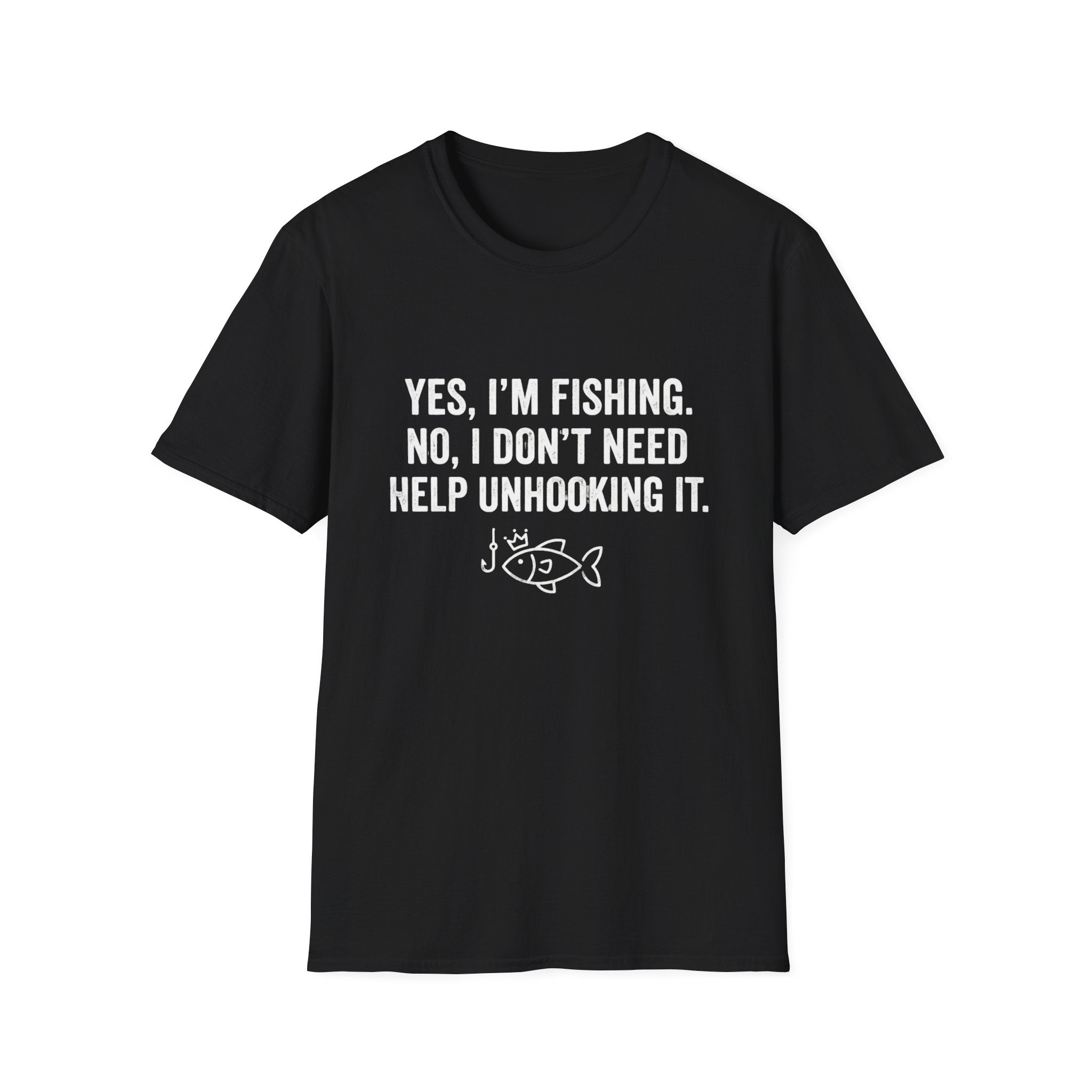 Don't need help unhooking it Women's fishing shirt