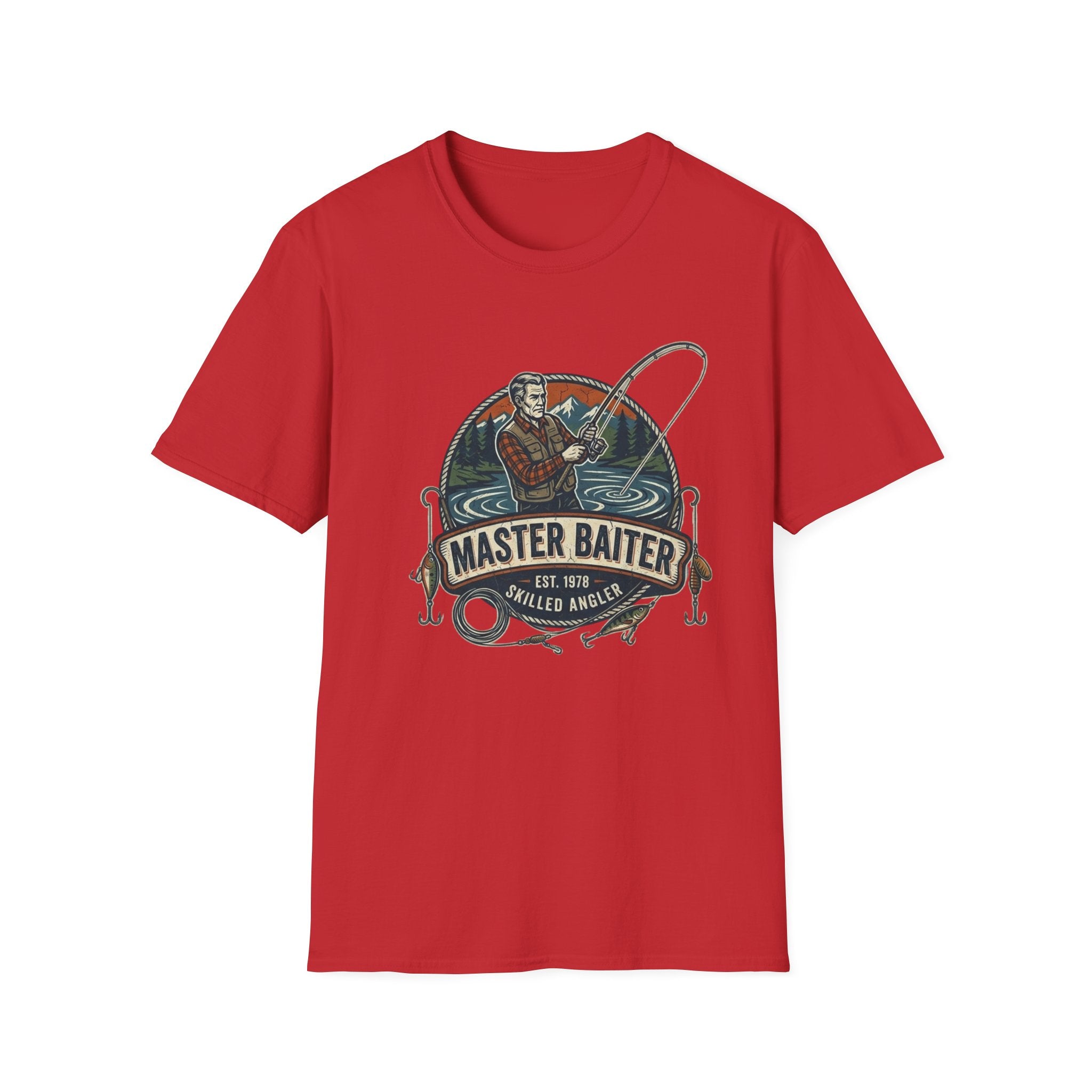Master Baiter Funny Fishing Cotton T-Shirt
