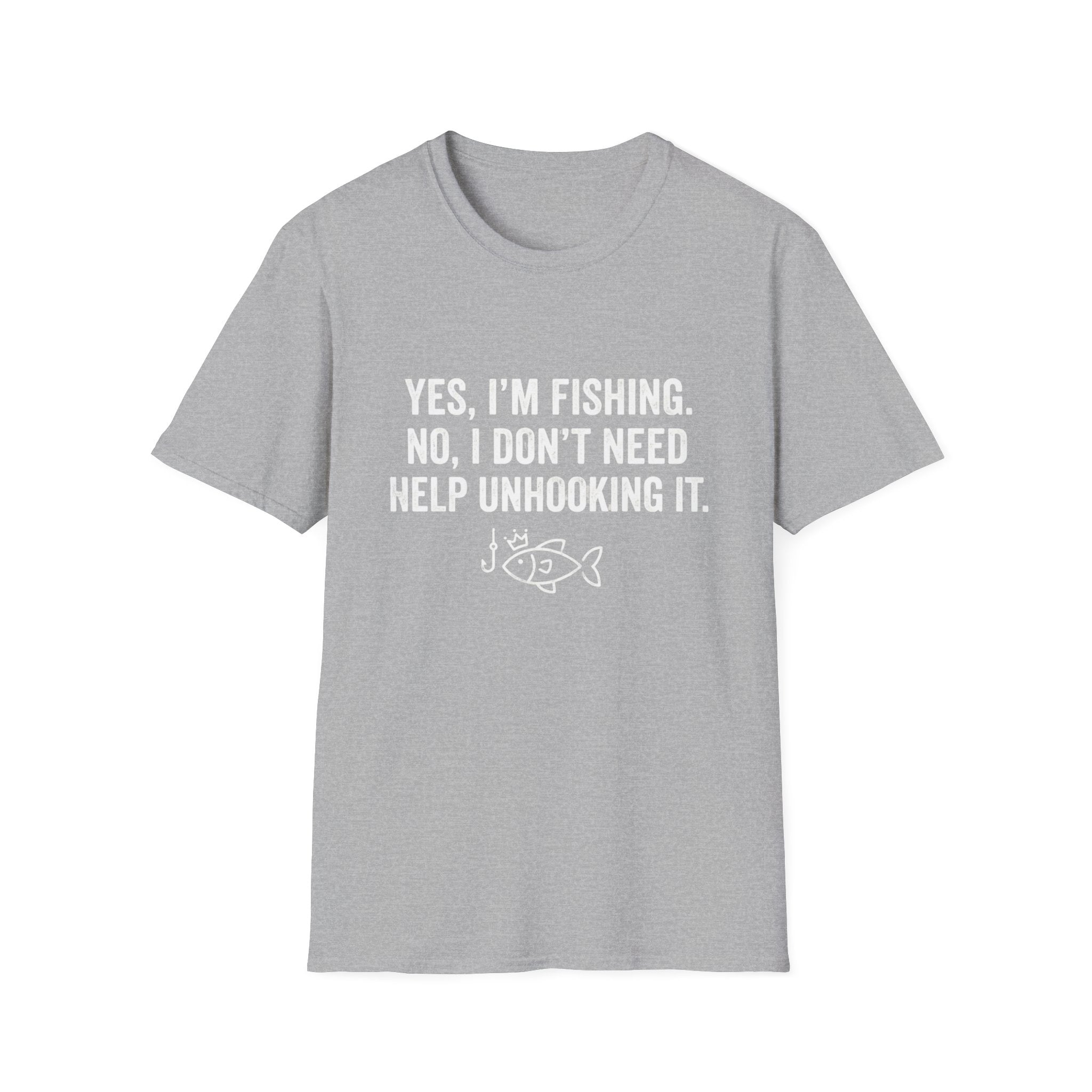 Don't need help unhooking it Women's fishing shirt