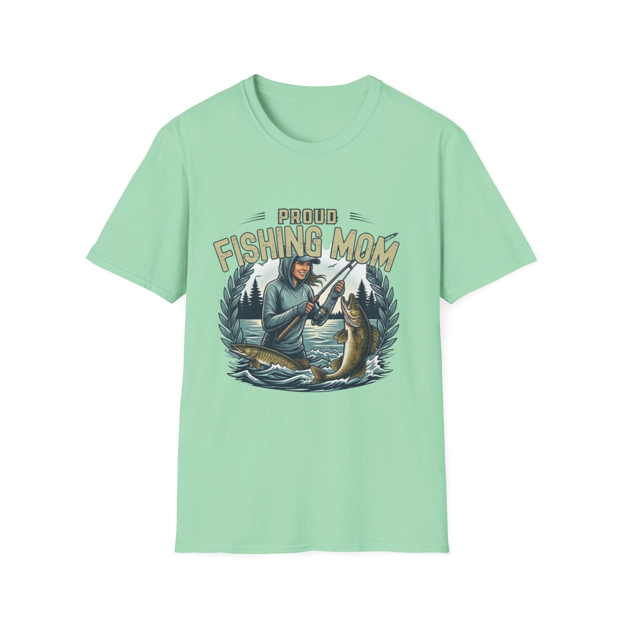 Proud Fishing Mom tshirt