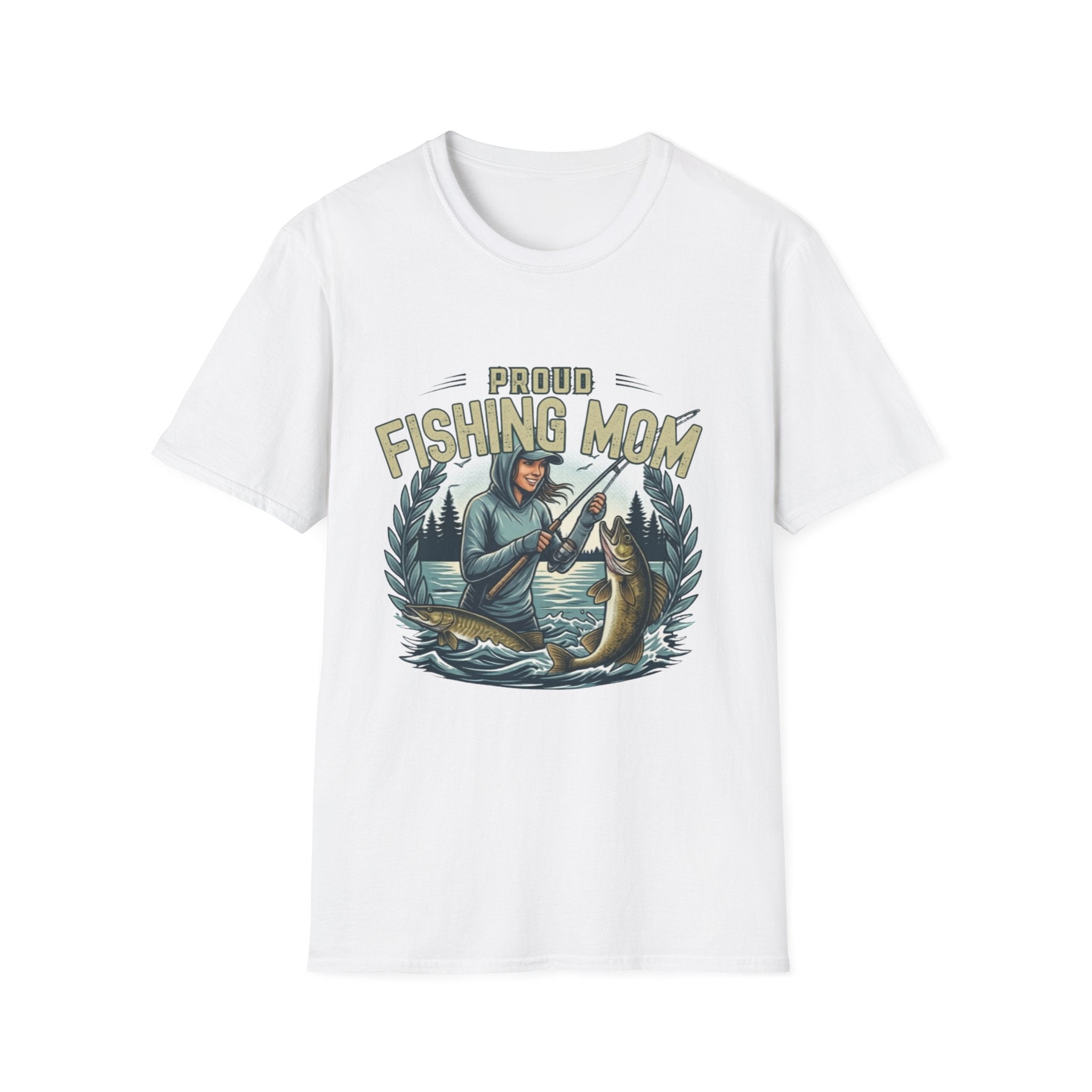 Proud Fishing Mom tshirt