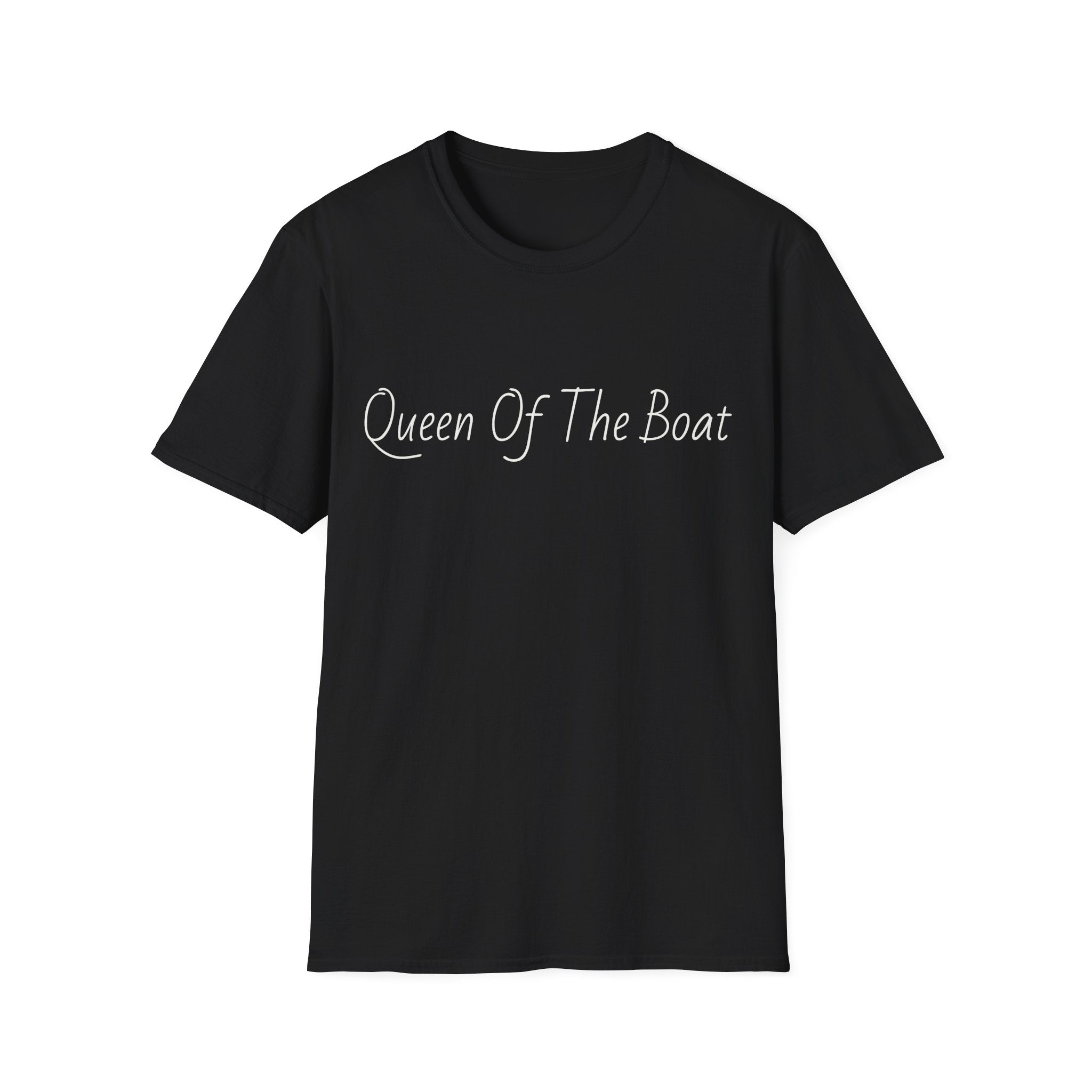 Queen of the Boat T-Shirt | Nautical Script Tee