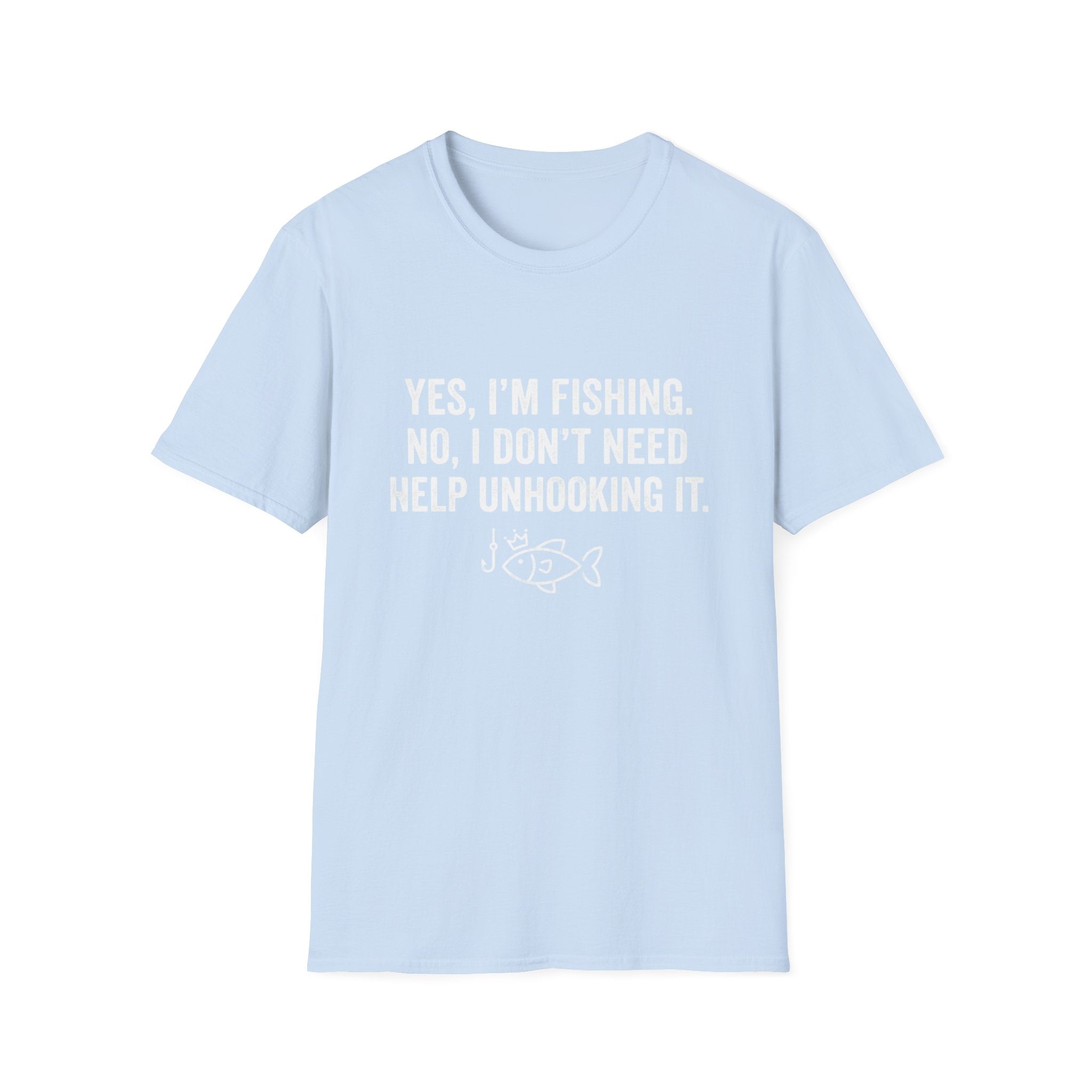 Don't need help unhooking it Women's fishing shirt
