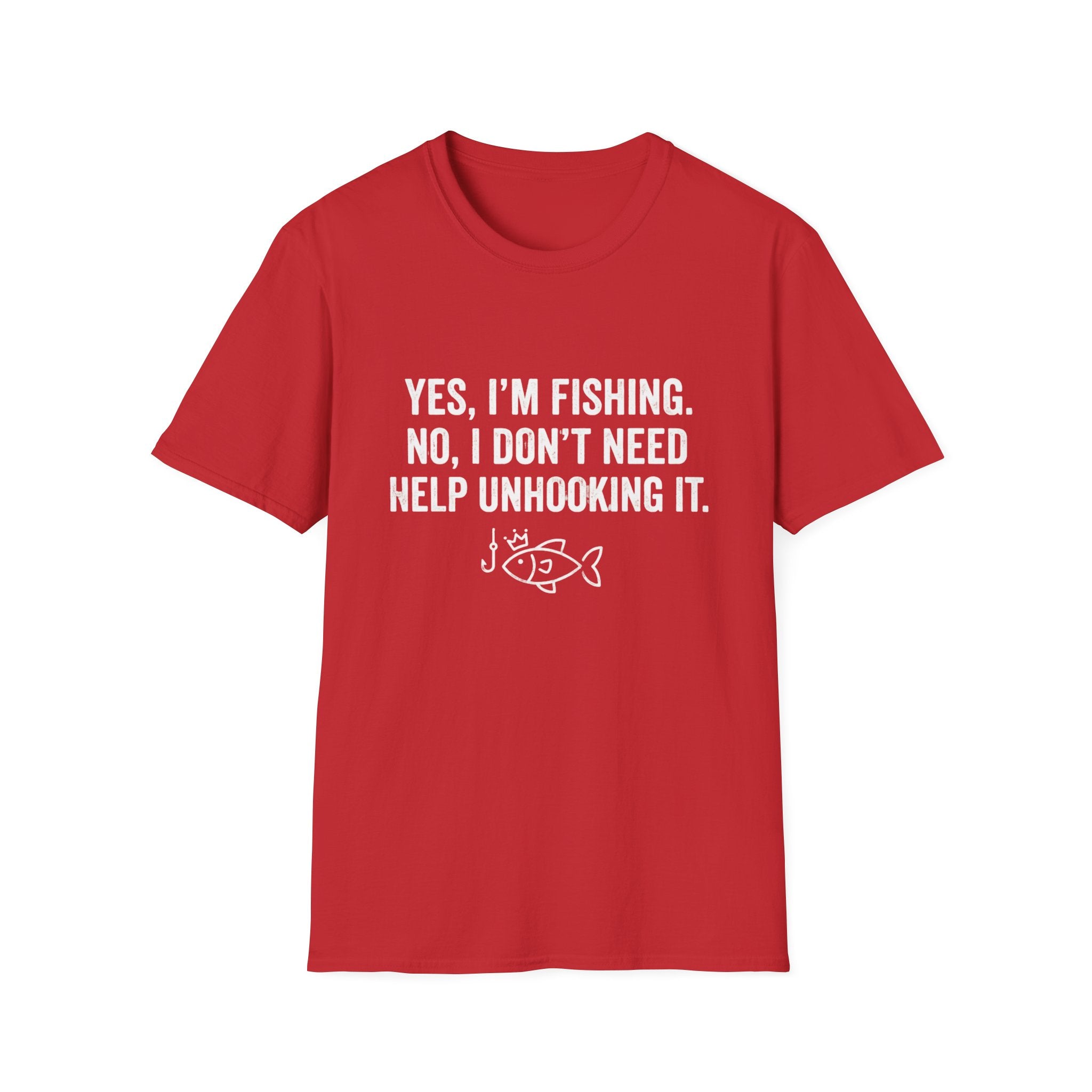 Don't need help unhooking it Women's fishing shirt