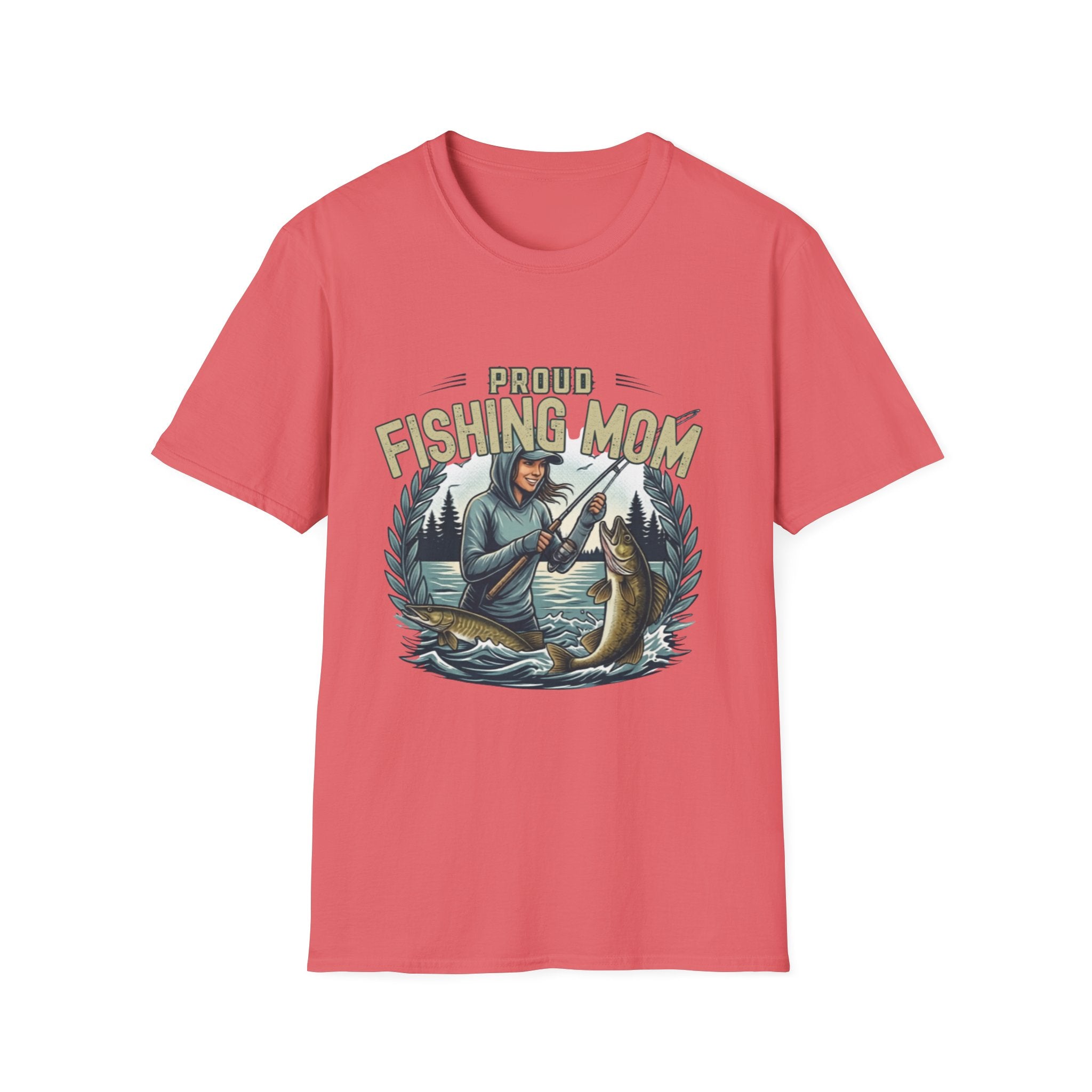 Proud Fishing Mom tshirt