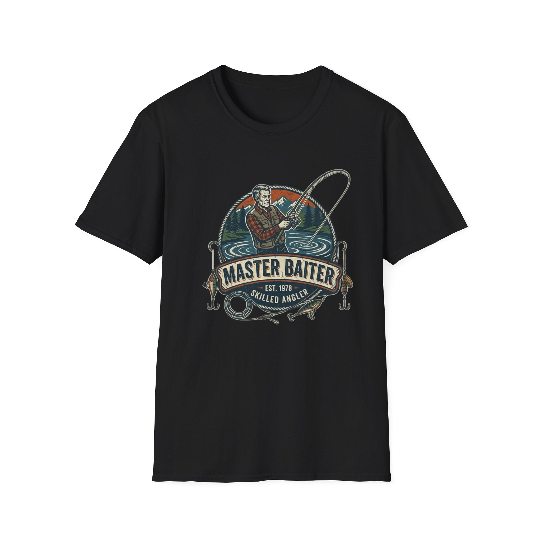 Master Baiter Funny Fishing Cotton T-Shirt