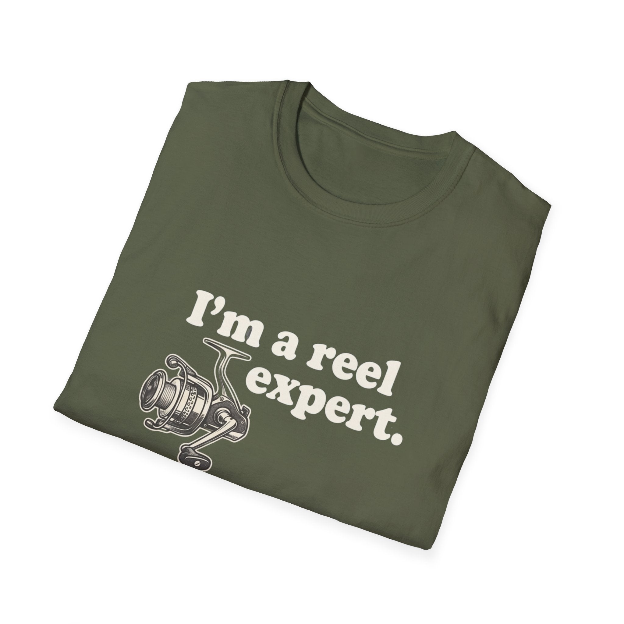 I'm a Reel Expert fishing tshirt