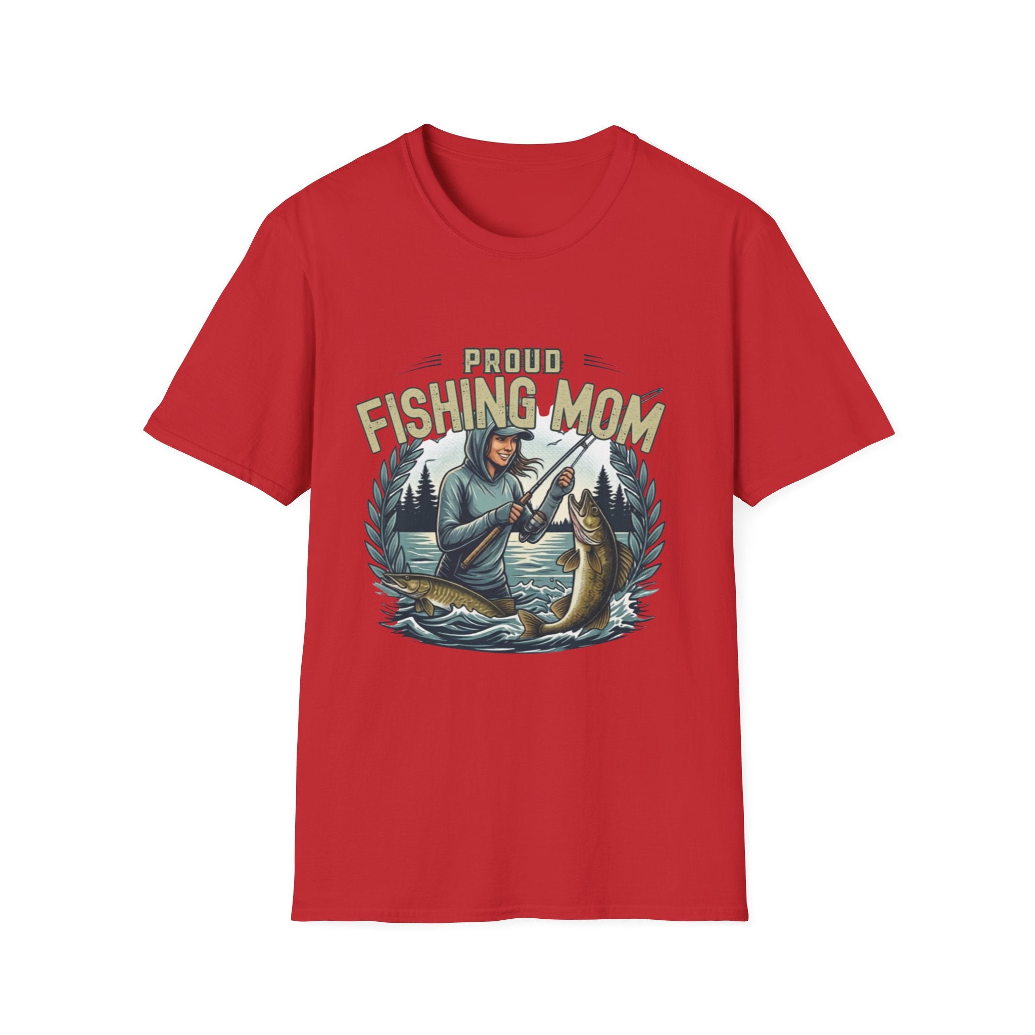 Proud Fishing Mom tshirt