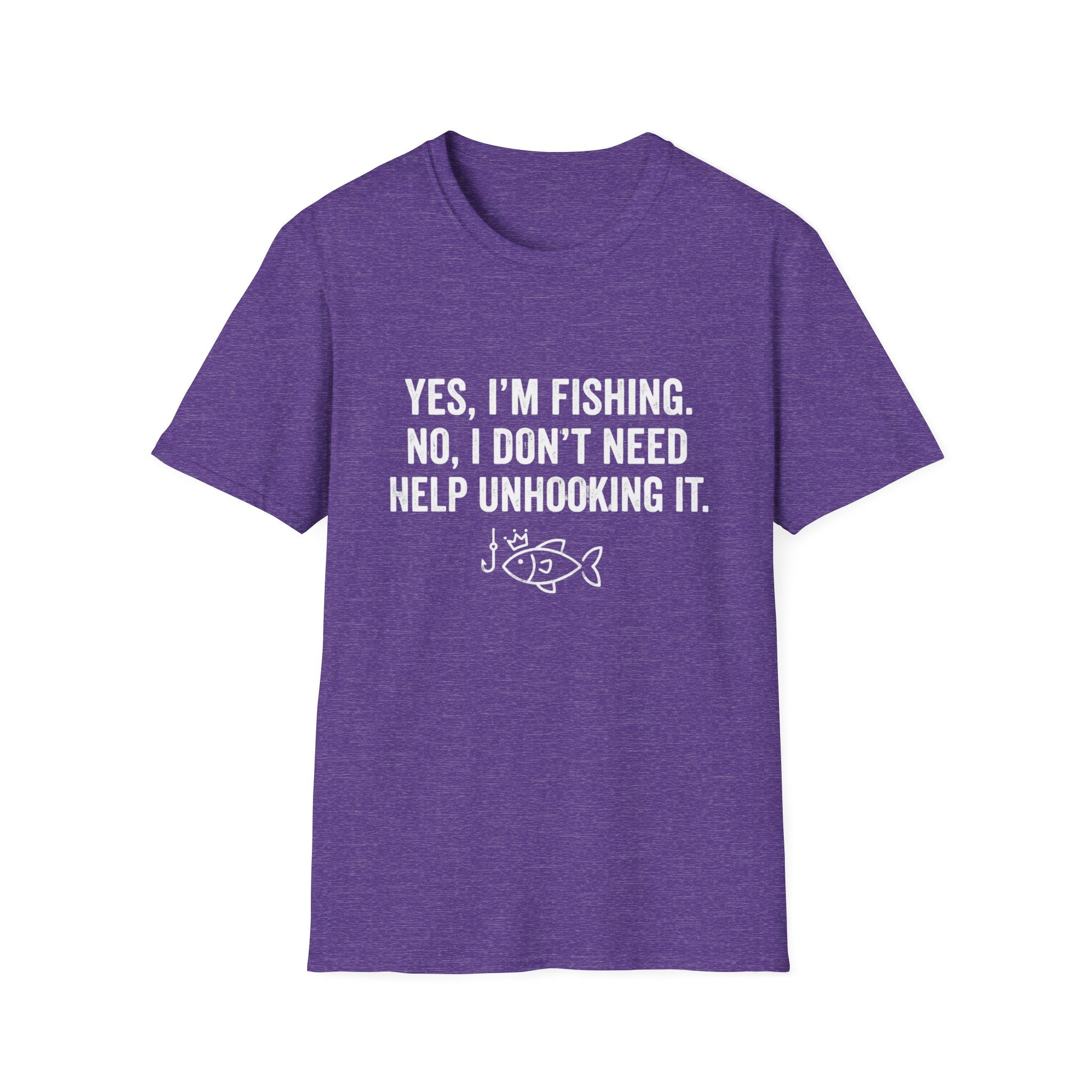 Don't need help unhooking it Women's fishing shirt