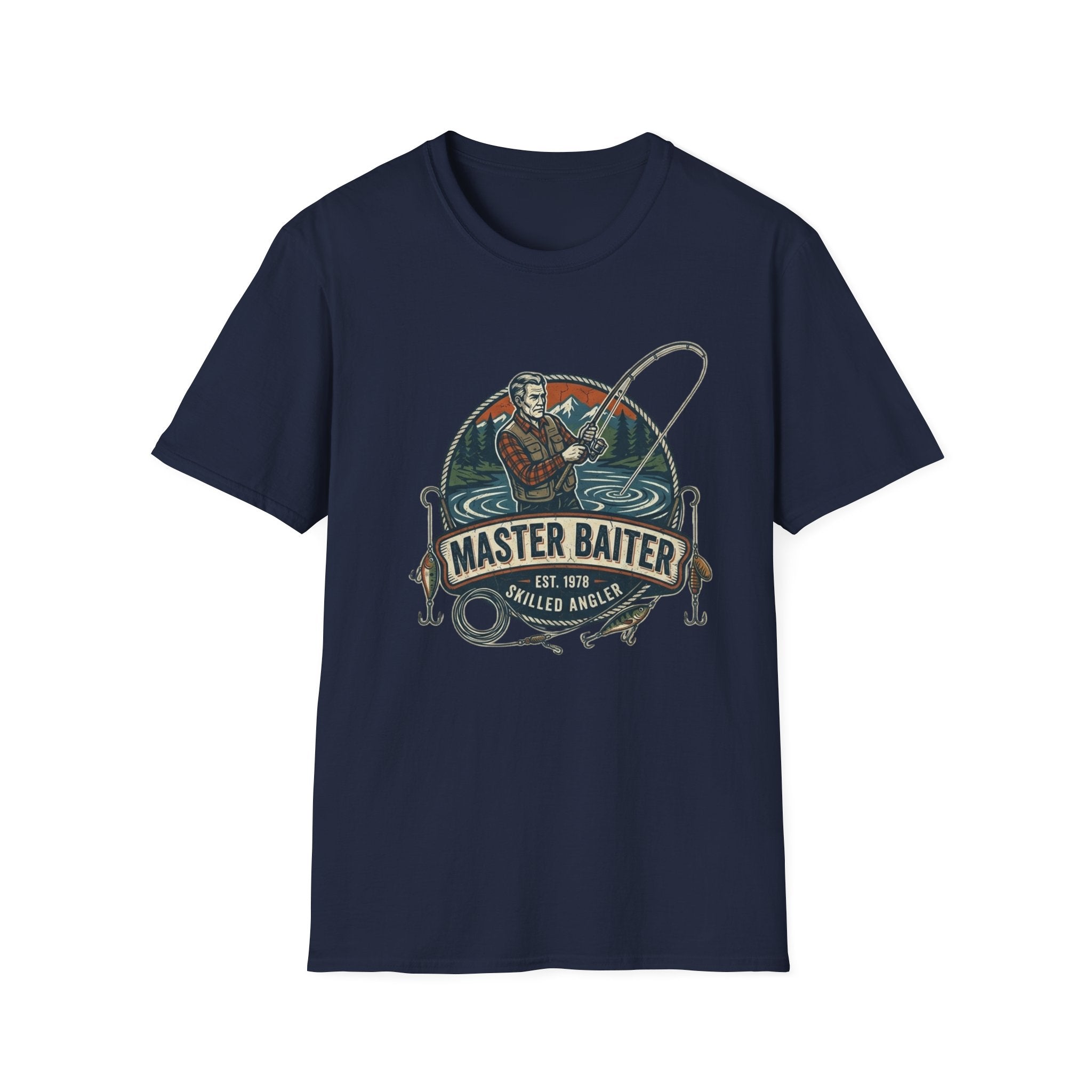 Master Baiter Funny Fishing Cotton T-Shirt