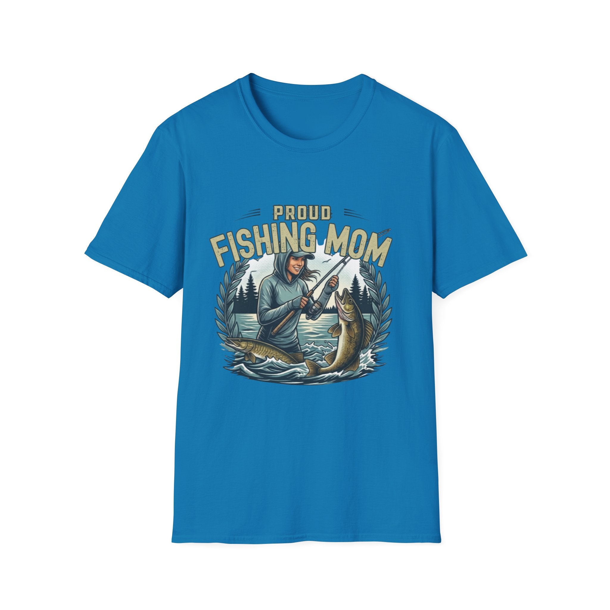 Proud Fishing Mom tshirt