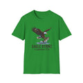 Eagle Strike graphic T-Shirt | Bald Eagle catching fish, Established 1776 design