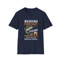 Forecast: Drinking Beer T-Shirt | Bass Fish Illustration, Fishing Tee
