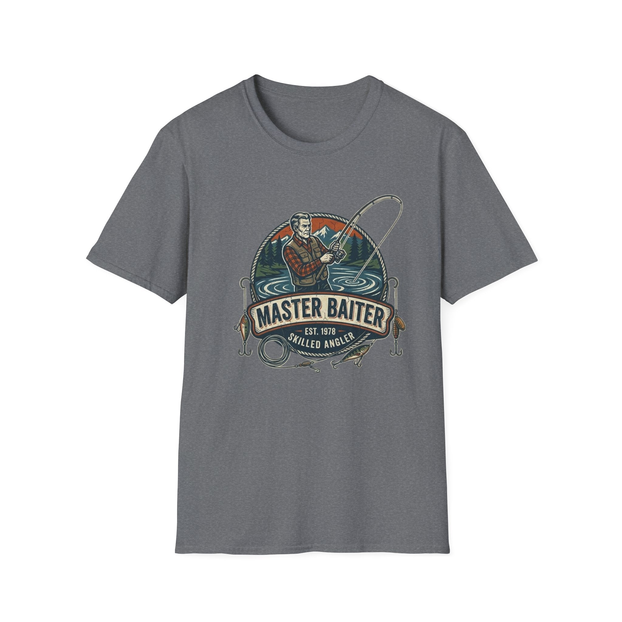 Master Baiter Funny Fishing Cotton T-Shirt