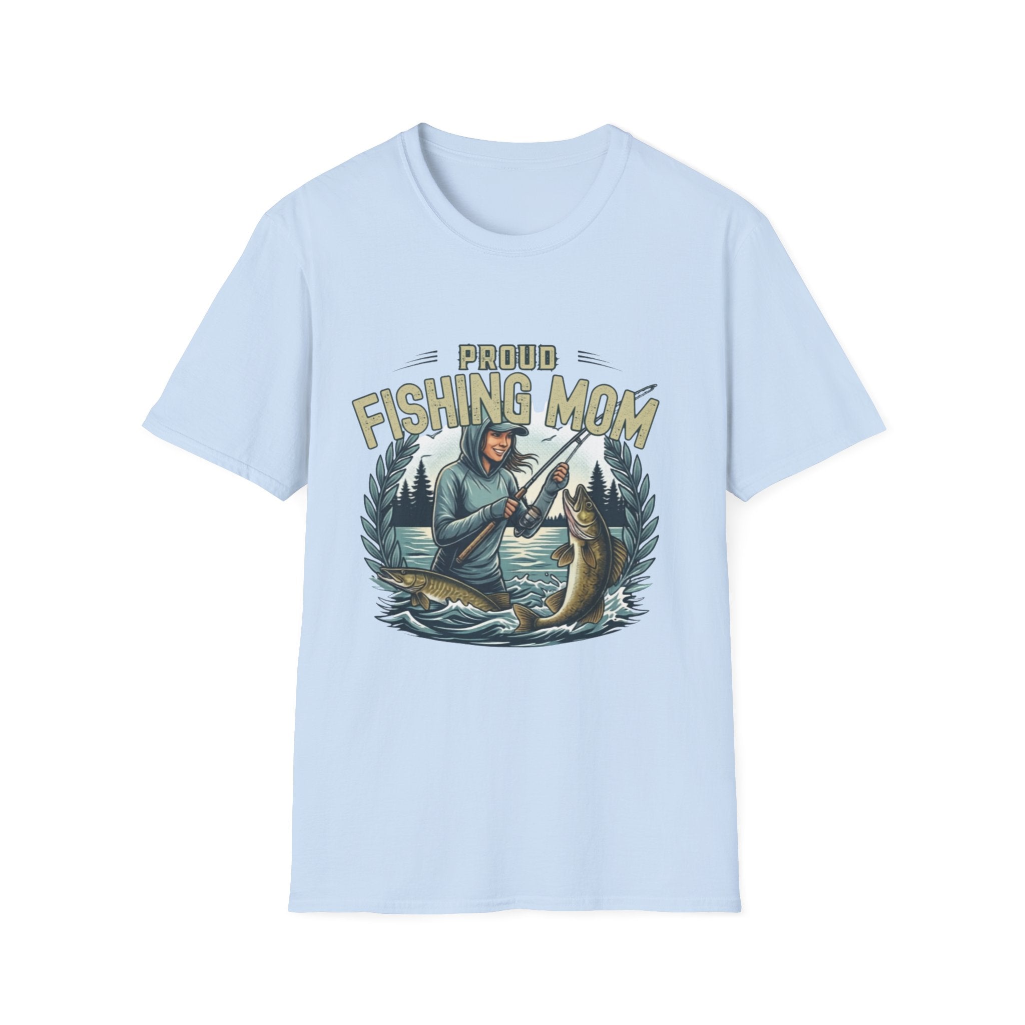 Proud Fishing Mom tshirt