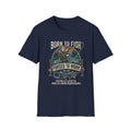 Born to Fish Forced to Work T-Shirt | Fishing Graphic Tee, Angler Humor